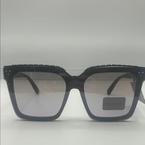 True Religion Horseshoe Oversized Square Sunglasses